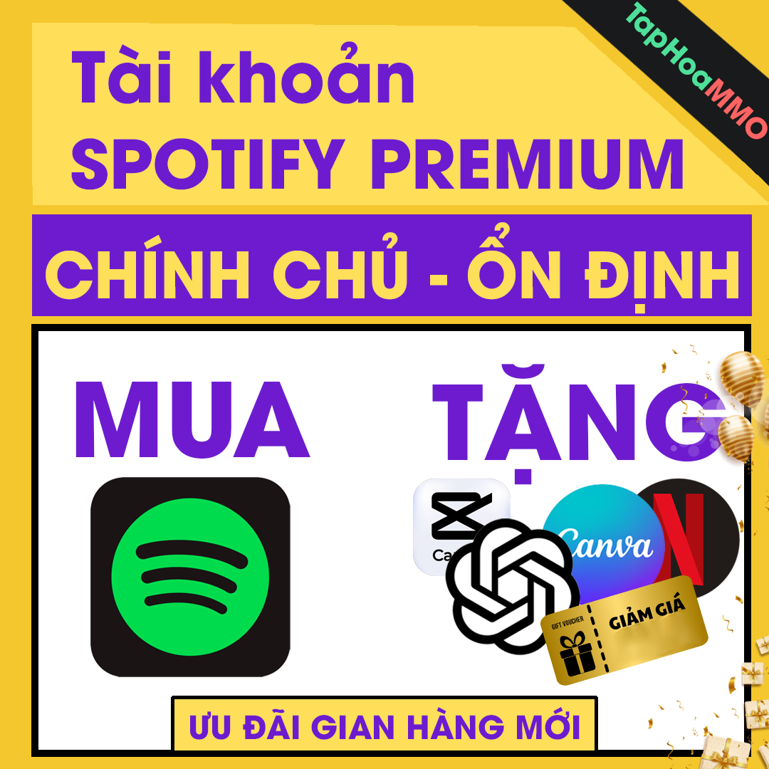 Nâng Spotify Premium chính chủ Giá rẻ