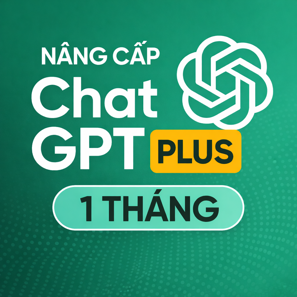 Tài Khoản ChatGPT Plus (Max Model) – Hạn 1 Tháng – Nâng Chính Chủ Mail Khách
